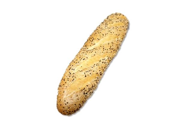 Klein stokbrood wit sesam