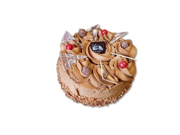 Rond mokka taartje (6 pers)