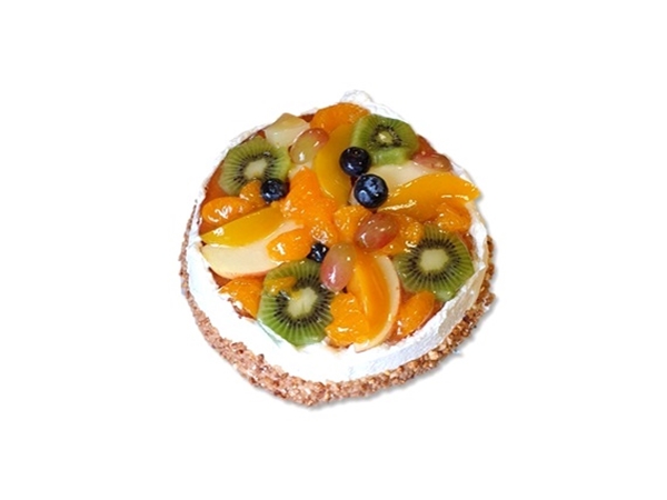 Rond vruchten taartje (6 pers)